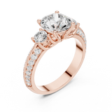 Ladies Ring DDLR-267@7 - Rose Gold - Image
