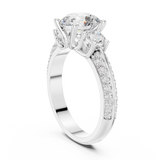 Ladies Ring DDLR-267@7 - White Gold - Image