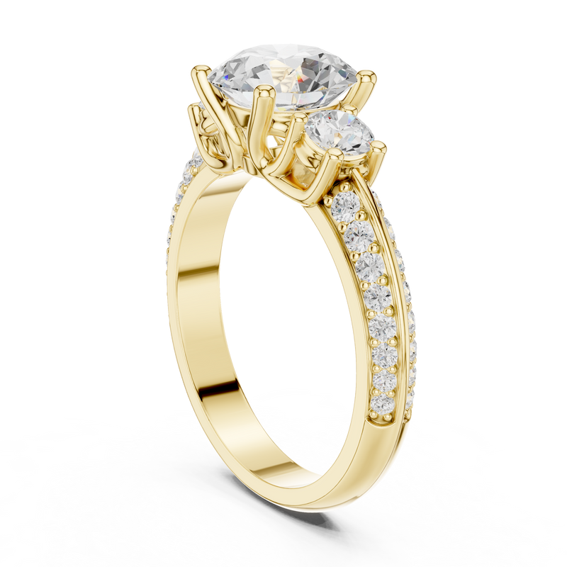 Ladies Ring DDLR-267@7 - Yellow Gold - Image