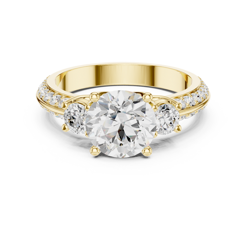 Ladies Ring DDLR-267@7 - Yellow Gold - Image