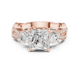 Ladies Ring DDLR-268@7 - Rose Gold - Image