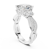 Ladies Ring DDLR-268@7 - White Gold - Image