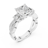 Ladies Ring DDLR-268@7 - White Gold - Image