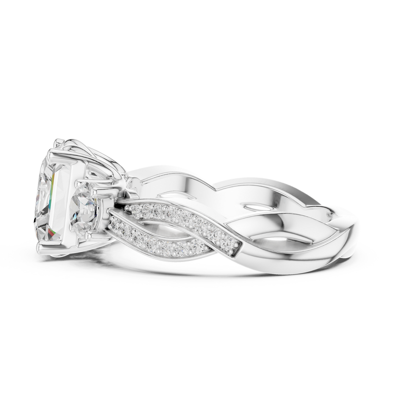 Ladies Ring DDLR-268@7 - White Gold - Image