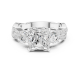 Ladies Ring DDLR-268@7 - White Gold - Image