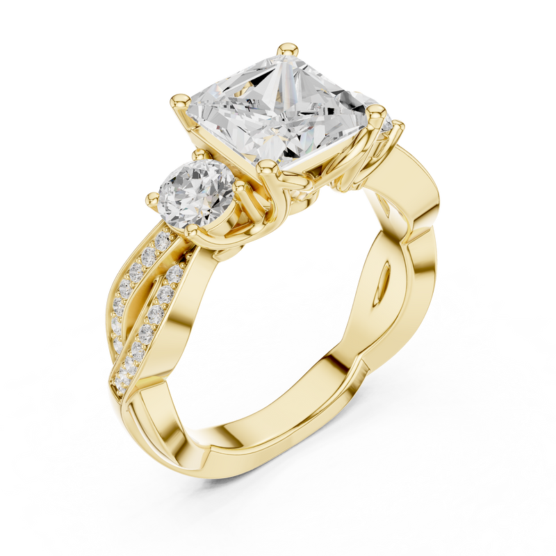 Ladies Ring DDLR-268@7 - Yellow Gold - Image