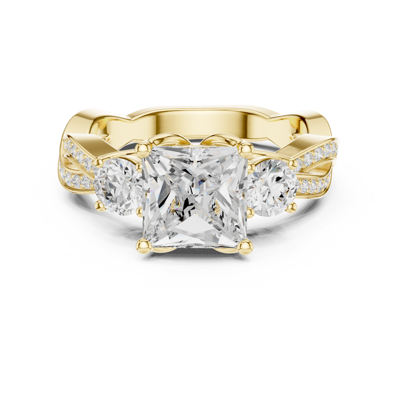 Ladies Ring DDLR-268@7 - Yellow Gold - Image