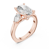 Ladies Ring DDLR-269@7 - Rose Gold - Image