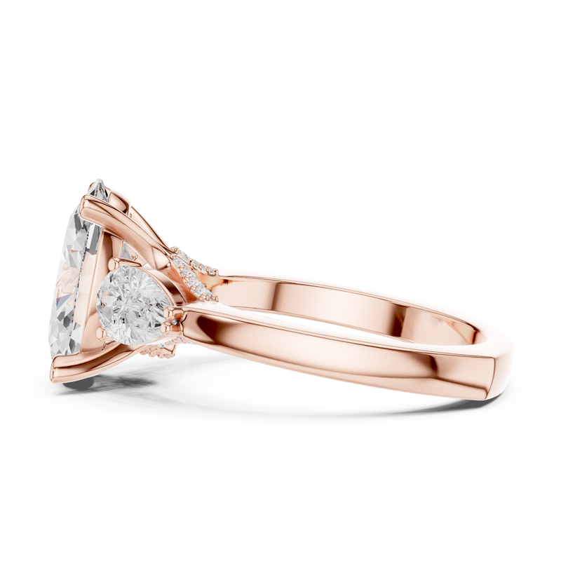 Ladies Ring DDLR-269@7 - Rose Gold - Image