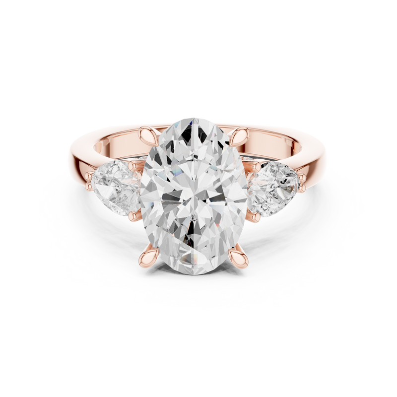 Ladies Ring DDLR-269@7 - Rose Gold - Image