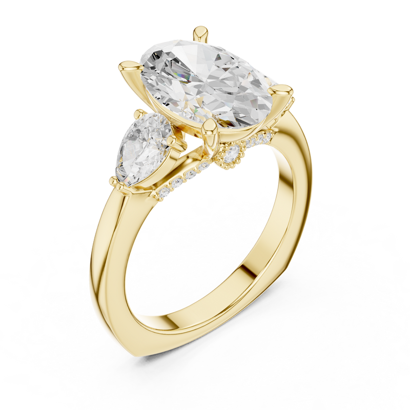 Ladies Ring DDLR-269@7 - Yellow Gold - Image