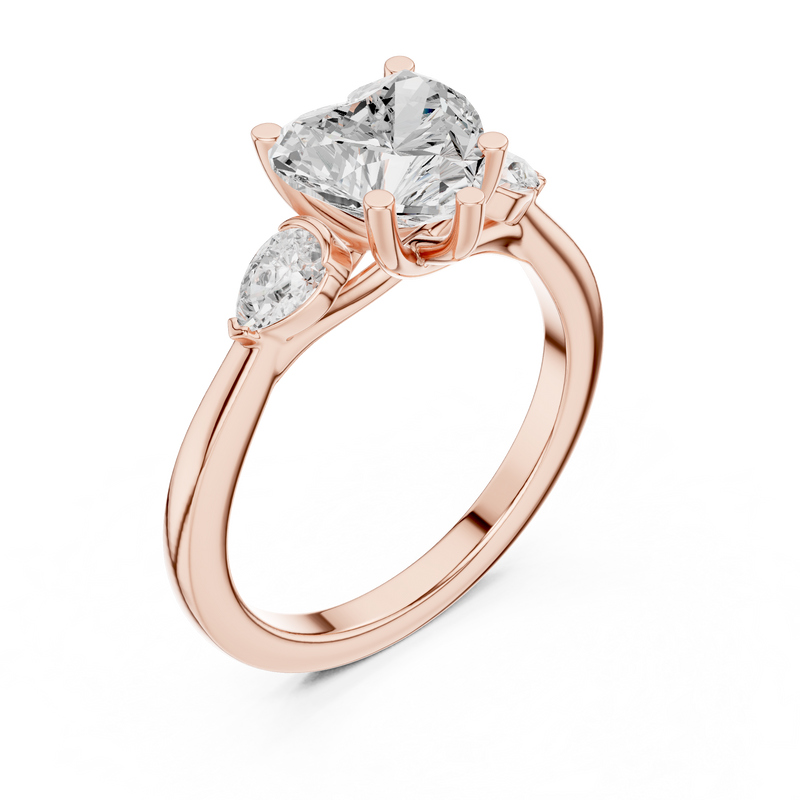 Ladies Ring DDLR-270@7 - Rose Gold - Image