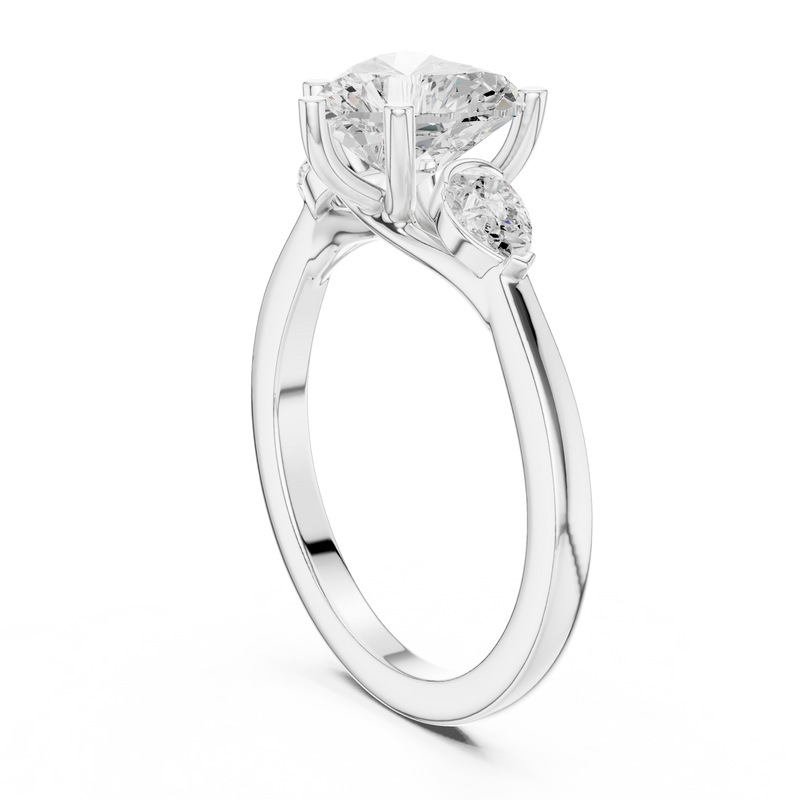Ladies Ring DDLR-270@7 - White Gold - Image