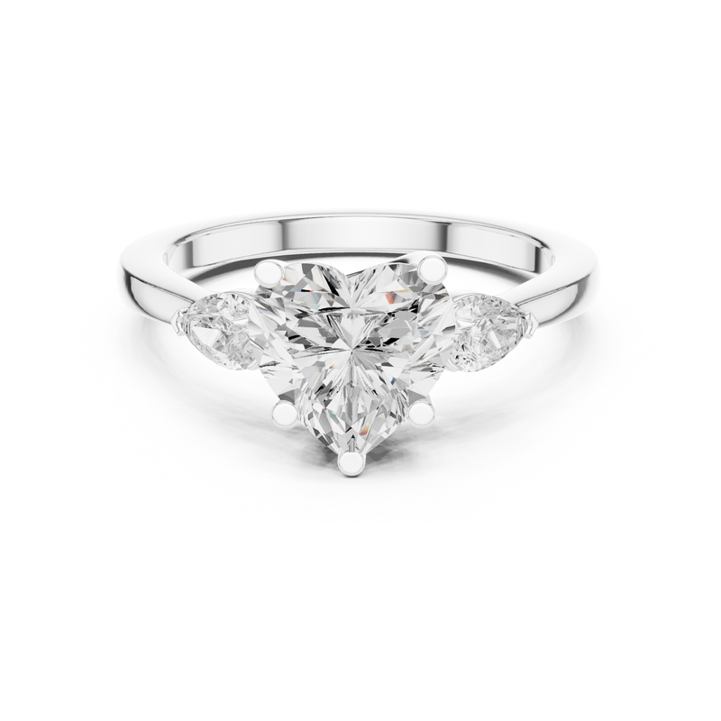 Ladies Ring DDLR-270@7 - White Gold - Image