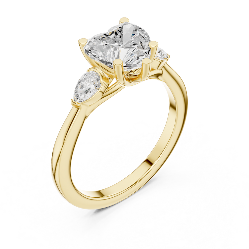 Ladies Ring DDLR-270@7 - Yellow Gold - Image