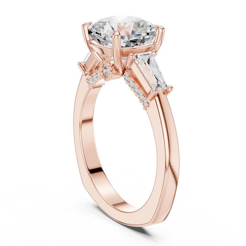 Ladies Ring DDLR-271@7 - Rose Gold - Image