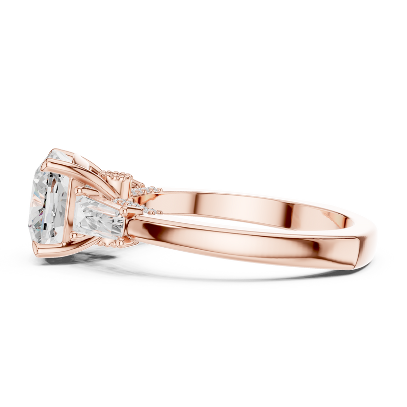 Ladies Ring DDLR-271@7 - Rose Gold - Image