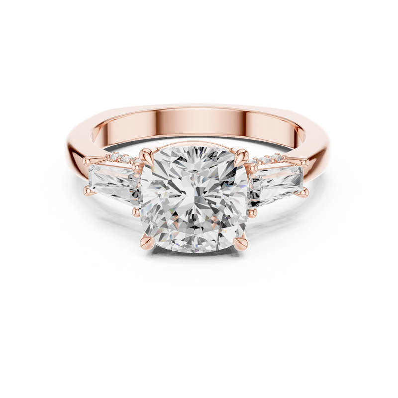 Ladies Ring DDLR-271@7 - Rose Gold - Image