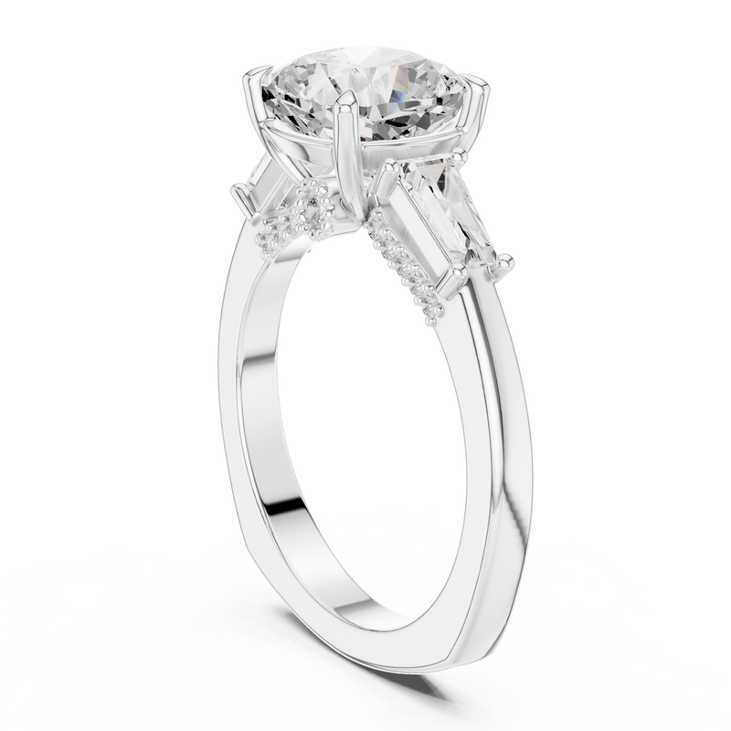 Ladies Ring DDLR-271@7 - White Gold - Image
