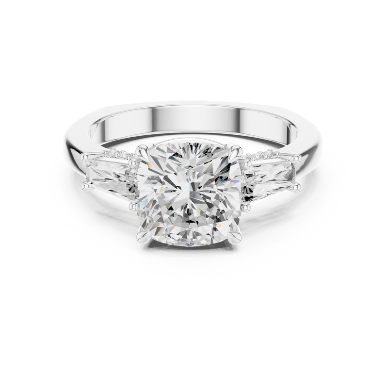 Ladies Ring DDLR-271@7 - White Gold - Image