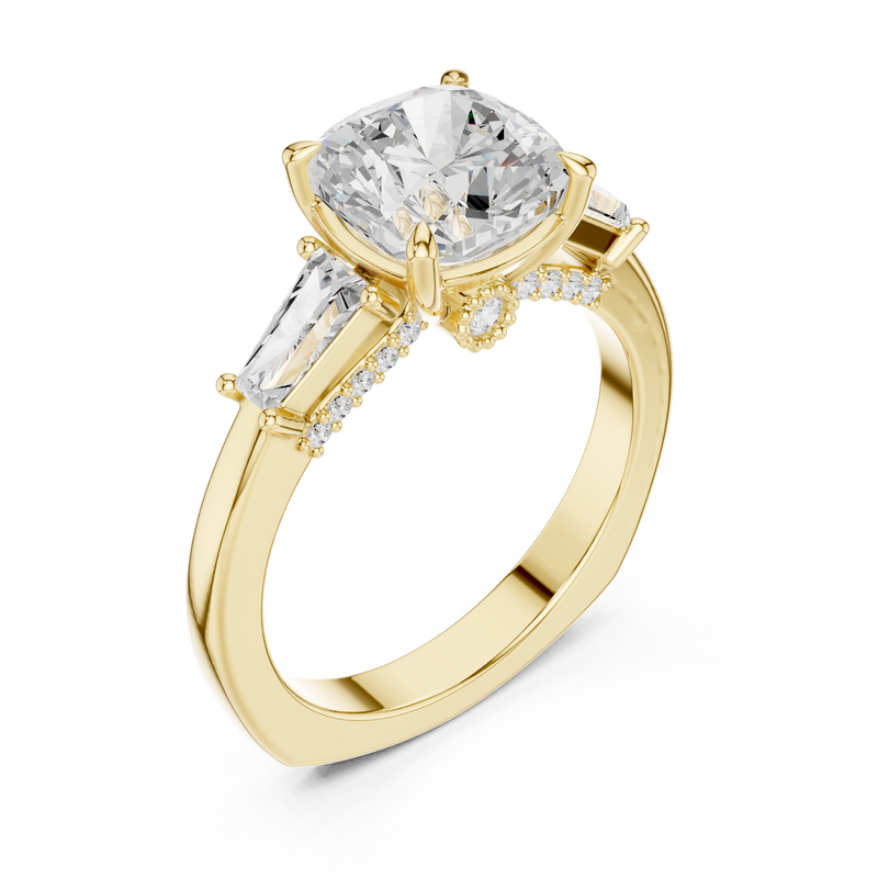 Ladies Ring DDLR-271@7 - Yellow Gold - Image