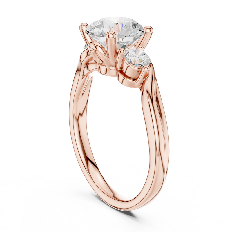 Ladies Ring DDLR-272@7 - Rose Gold - Image