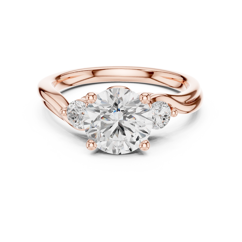 Ladies Ring DDLR-272@7 - Rose Gold - Image