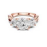 Ladies Ring DDLR-273@7 - Rose Gold - Image