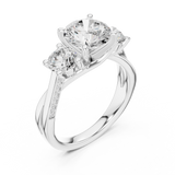 Ladies Ring DDLR-273@7 - White Gold - Image