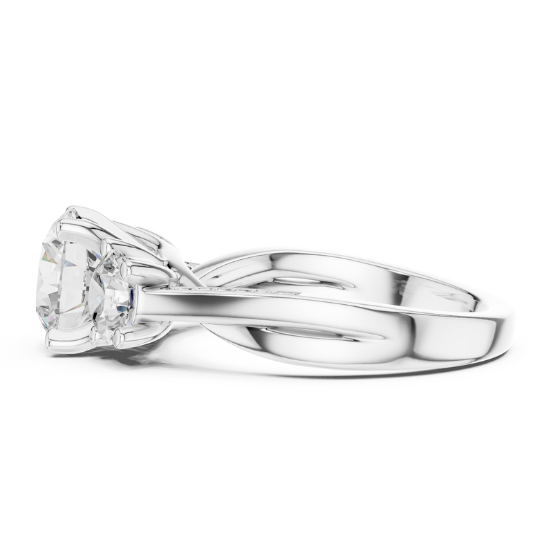 Ladies Ring DDLR-273@7 - White Gold - Image