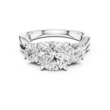 Ladies Ring DDLR-273@7 - White Gold - Image