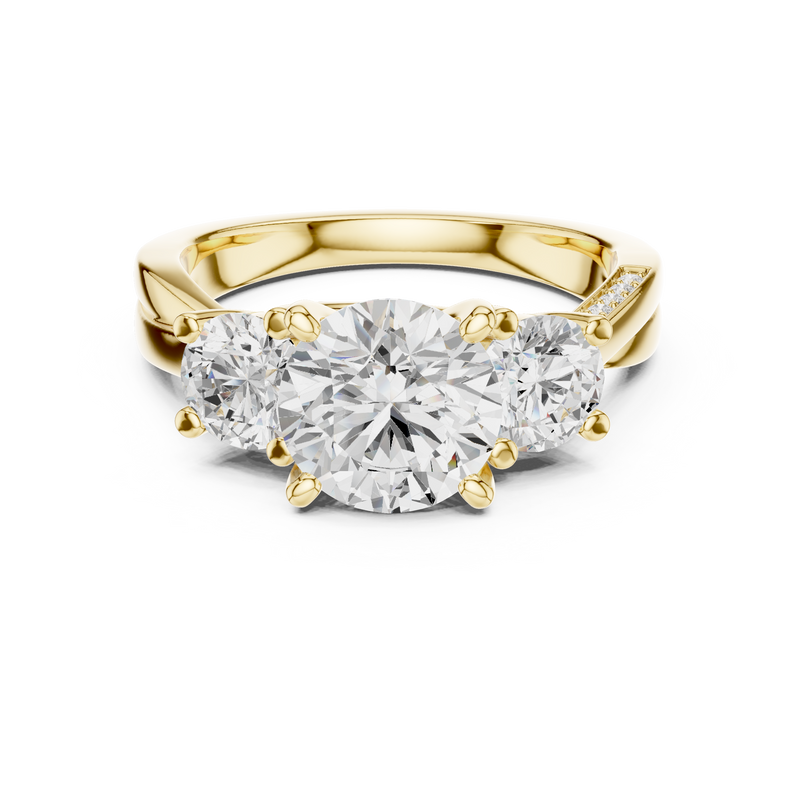 Ladies Ring DDLR-273@7 - Yellow Gold - Image