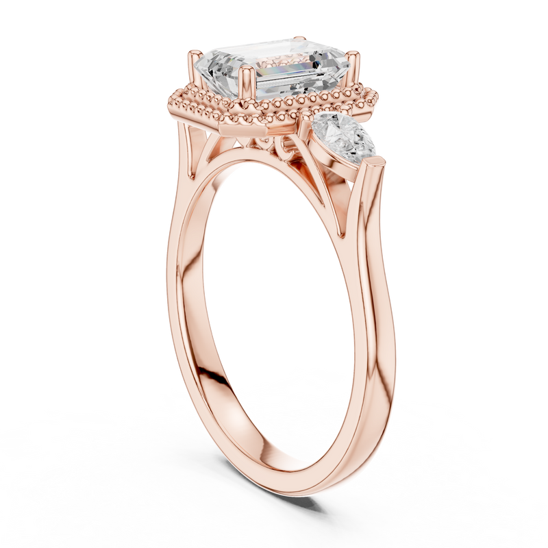 Ladies Ring DDLR-274@7 - Rose Gold - Image