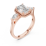 Ladies Ring DDLR-274@7 - Rose Gold - Image