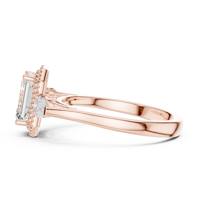 Ladies Ring DDLR-274@7 - Rose Gold - Image
