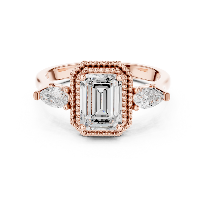 Ladies Ring DDLR-274@7 - Rose Gold - Image