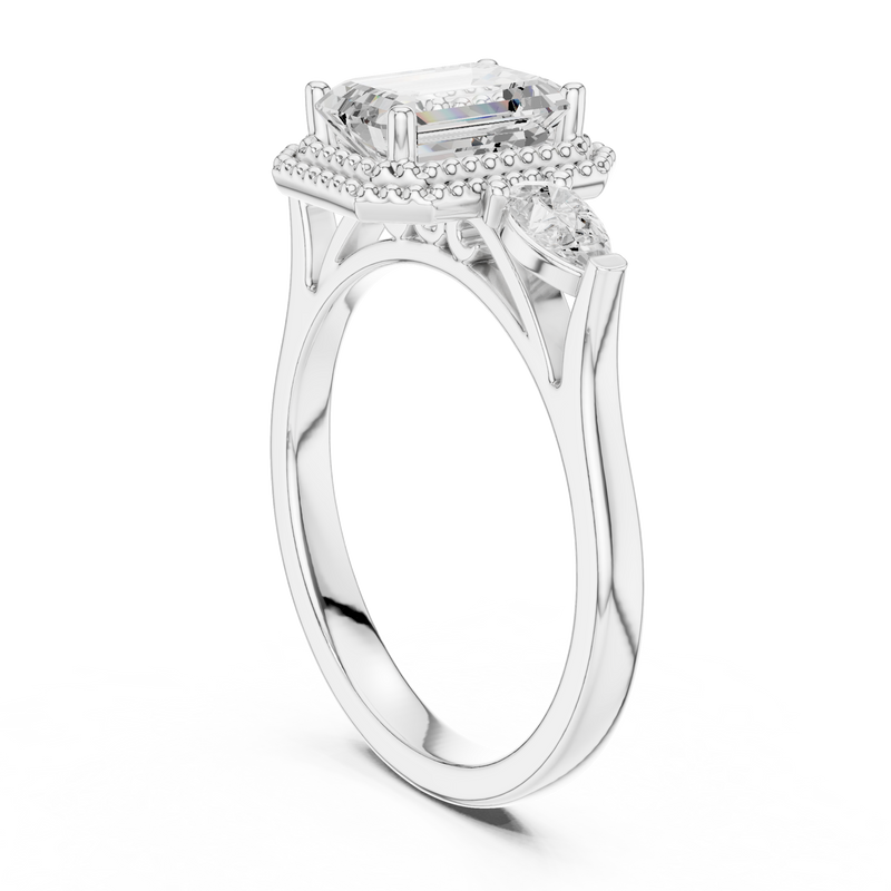Ladies Ring DDLR-274@7 - White Gold - Image