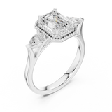 Ladies Ring DDLR-274@7 - White Gold - Image