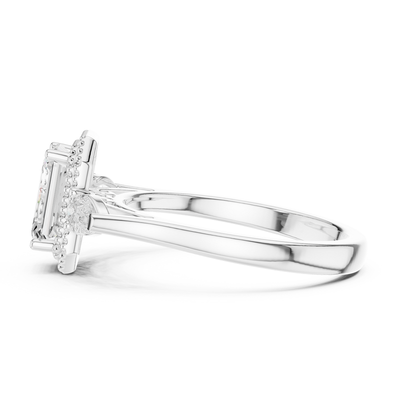 Ladies Ring DDLR-274@7 - White Gold - Image