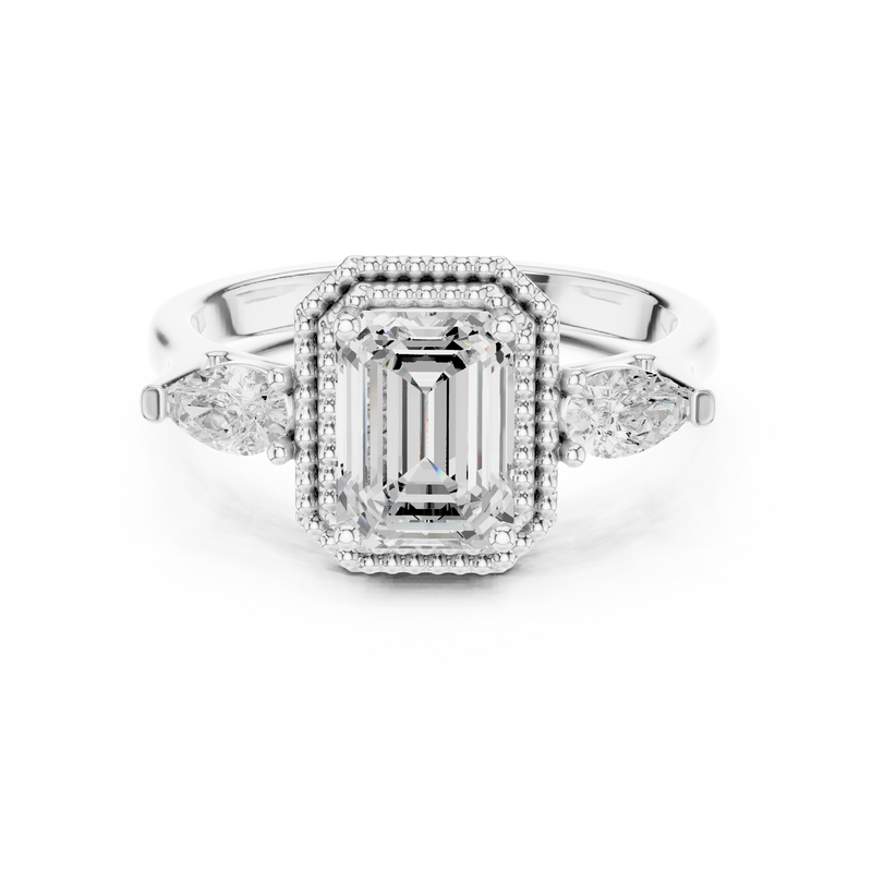 Ladies Ring DDLR-274@7 - White Gold - Image