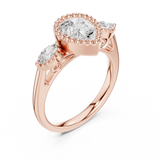 Ladies Ring DDLR-275@7 - Rose Gold - Image