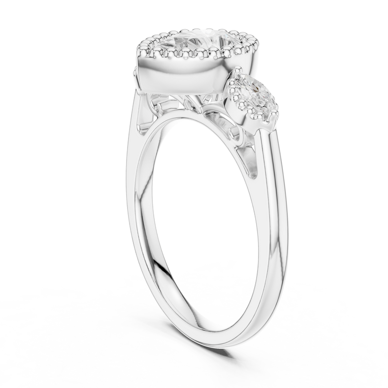 Ladies Ring DDLR-275@7 - White Gold - Image