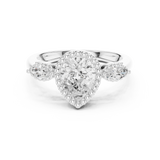 Ladies Ring DDLR-275@7 - White Gold - Image