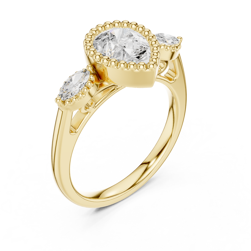 Ladies Ring DDLR-275@7 - Yellow Gold - Image