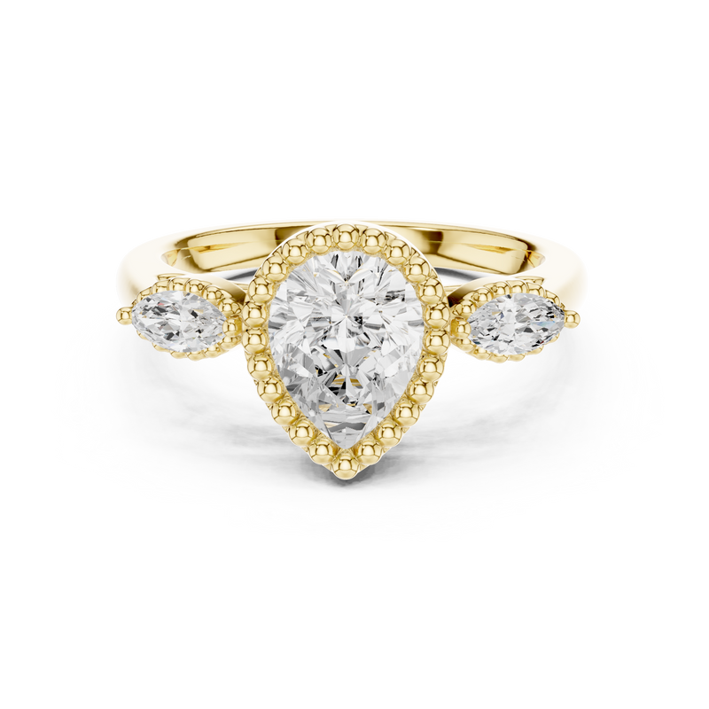 Ladies Ring DDLR-275@7 - Yellow Gold - Image