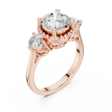 Ladies Ring DDLR-276@7 - Rose Gold - Image