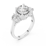 Ladies Ring DDLR-276@7 - White Gold - Image