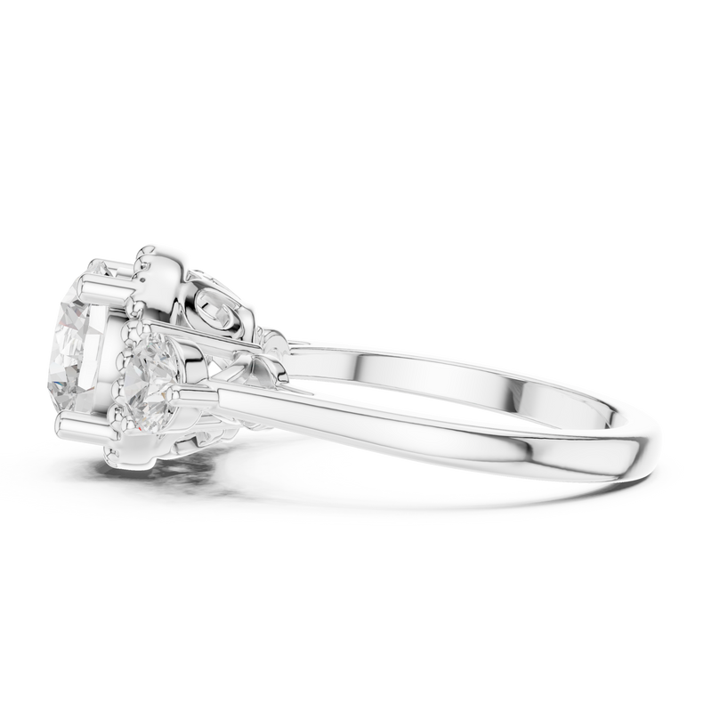 Ladies Ring DDLR-276@7 - White Gold - Image