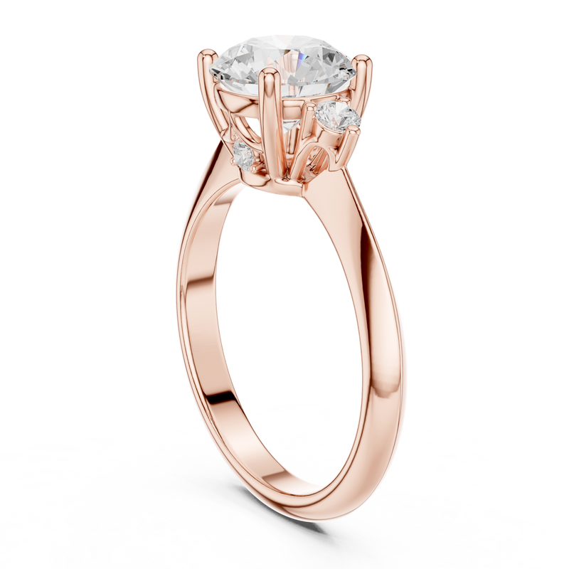 Ladies Ring DDLR-278@7 - Rose Gold - Image