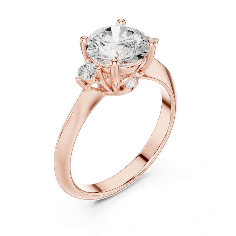 Ladies Ring DDLR-278@7 - Rose Gold - Image